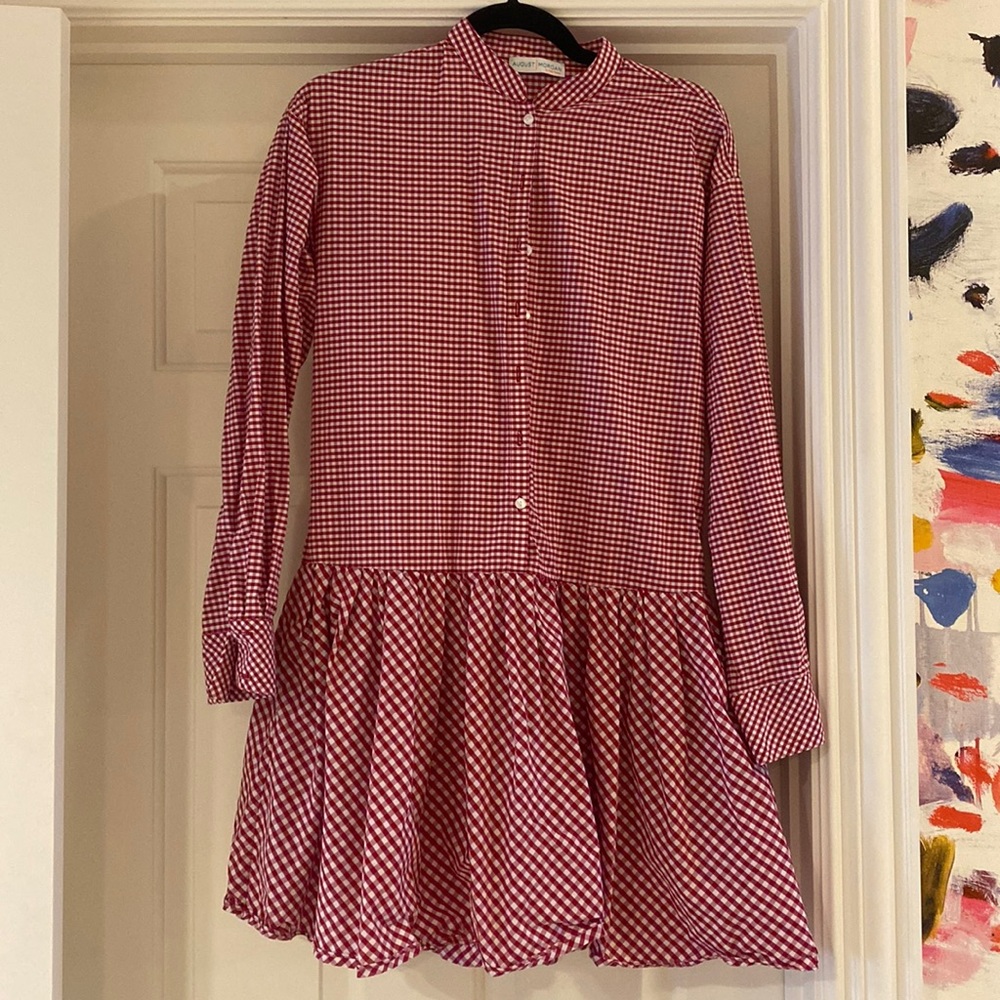 August Morgan dress red gingham